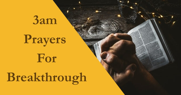 3am Prayers For Breakthrough
