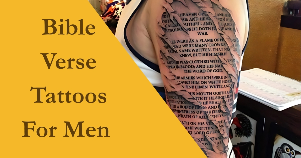 Bible Verse Tattoos For Men