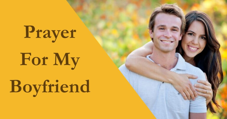 Prayer for my boyfriend