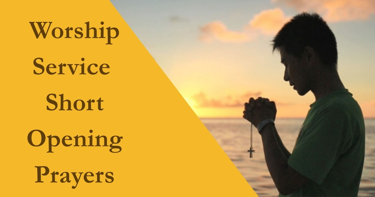 Short opening prayer