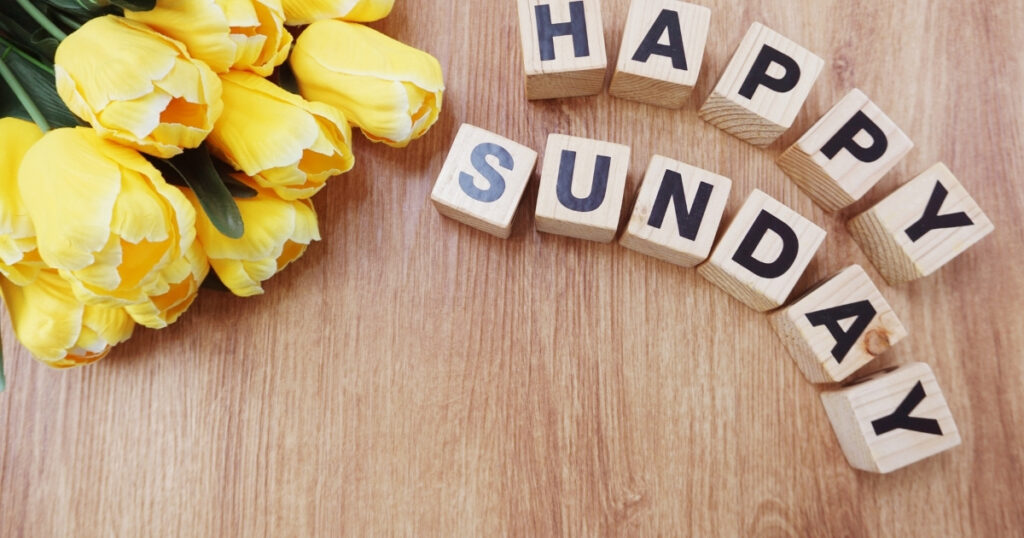 thankful sunday prayer