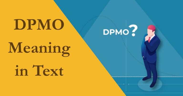 DPMO meaning in text