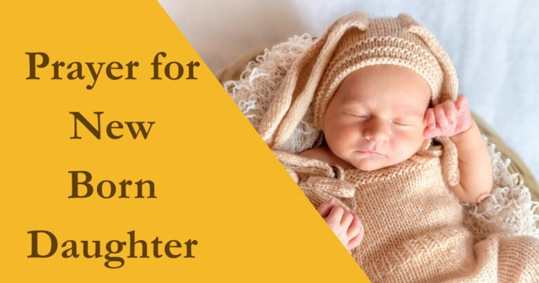 Prayer for New Born Daughter