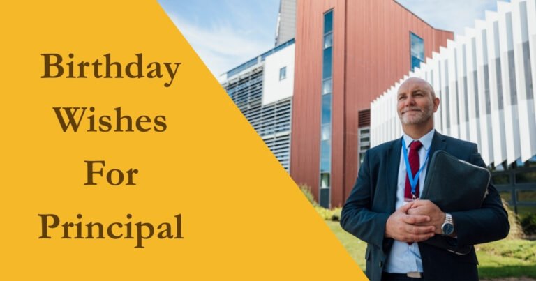 Birthday Wishes For Principal